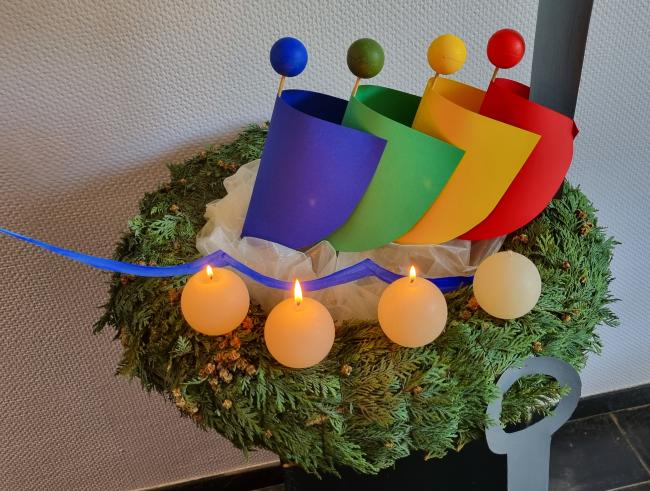 krans met logo jubeljaar